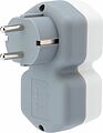 REXANT 11-1087 Двойник электрический 16А с/з и защитными шторками, белый REXANT 