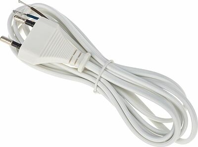 REXANT 11-1147 Шнур сетевой 2х0,75 мм² 1,8м белый REXANT