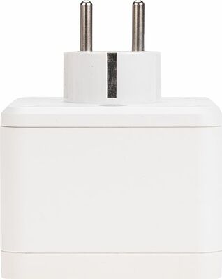 REXANT 11-1251 Двойник электрический Куб 16А с/з + 2хUSB-A 2,4А + USB Type-C 3А с ночной подсветкой, белый REXANT
