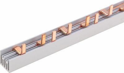 REXANT 11-2256 Шина соединительная типа PIN (12 штырей) 3Р 100 А (22см) REXANT