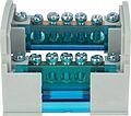 REXANT 11-2302-7 Шина на DIN-рейку в корпусе (кросс-модуль) 2х7 REXANT
