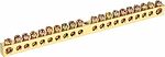 REXANT 11-2362 Шина PEN «земля-ноль» 6х9мм 20/1 (20 групп/крепеж по центру) REXANT