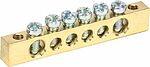 REXANT 11-2365 Шина PEN «земля-ноль» 6х9мм 6/2 (6 групп/крепеж по краям) REXANT