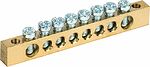 REXANT 11-2366 Шина PEN «земля-ноль» 6х9мм 8/2 (8 групп/крепеж по краям) REXANT