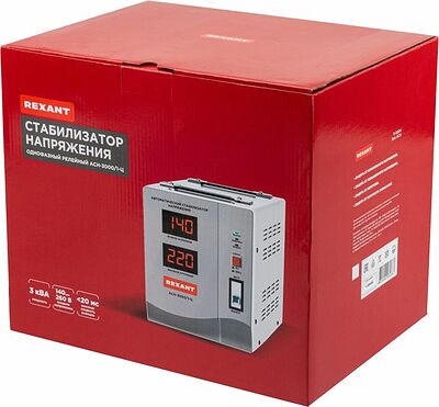 REXANT 11-5004 Стабилизатор напряжения AСН-3000/1-Ц REXANT
