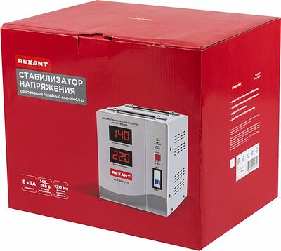 REXANT 11-5005 Стабилизатор напряжения AСН-5000/1-Ц REXANT