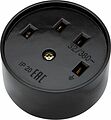 REXANT 11-8525 Розетка РШ для электрической плиты 32А, 380В, 3Р+РЕ (ОУ) черная REXANT