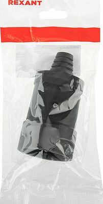 REXANT 11-8529 Розетка разборная Евро с з/к 16А черная REXANT