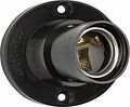 REXANT 11-8817 Патрон карболитовый настенный Е27 черный, c этикеткой, наклонный REXANT