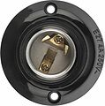 REXANT 11-8818 Патрон карболитовый потолочный Е27 черный, c этикеткой REXANT