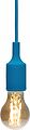 REXANT 11-8885 Патрон E27 силиконовый со шнуром 1м синий REXANT