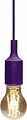 REXANT 11-8887 Патрон E27 силиконовый со шнуром 1м фиолетовый REXANT REXANT 11-8887 Патрон E27 силиконовый со шнуром 1м фиолетовый REXANT