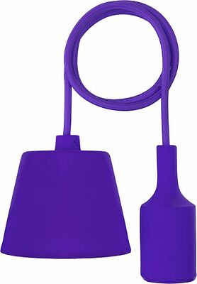 REXANT 11-8887 Патрон E27 силиконовый со шнуром 1м фиолетовый REXANT