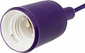 REXANT 11-8887 Патрон E27 силиконовый со шнуром 1м фиолетовый REXANT REXANT 11-8887 Патрон E27 силиконовый со шнуром 1м фиолетовый REXANT