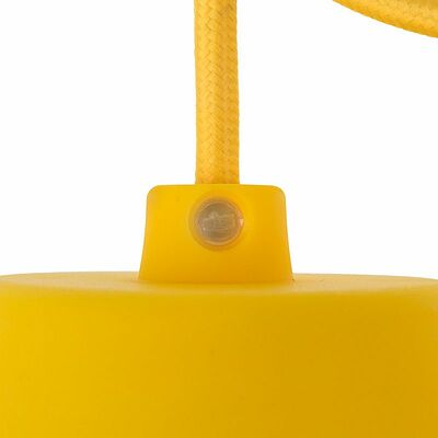 REXANT 11-8889 Патрон E27 силиконовый со шнуром 1м желтый REXANT
