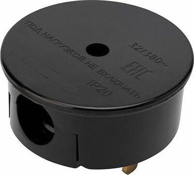 REXANT 11-8927 Вилка ВШ для электрической плиты 32А, 380В, 3Р+РЕ (ОУ) черная REXANT