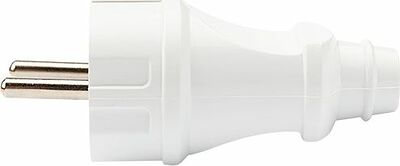 REXANT 11-8948 Вилка Евро прямая с з/к 16А усиленная белая REXANT