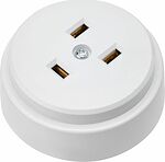 REXANT 11-8984 Розетка РШ для электрической плиты 32А, 250В, 2Р+РЕ (ОУ) белая REXANT