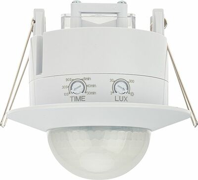 REXANT 11-9206 Датчик движения точечный ДДТ 01, 360°, 2000Вт, 3-2000Лк, 20м,10-420 сек REXANT