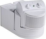 REXANT 11-9212 Датчик движения настенный ДДС 04, 180°, 1200 Вт, 3-2000 Лк, 12 м, 10-420 сек. IP44 REXANT