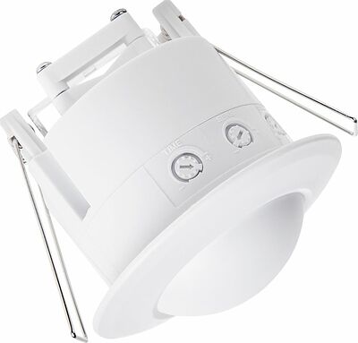 REXANT 11-9219 Датчик движения точечный микроволновый ДДТМ 01, 360°,1200 Вт, 3-2000 Лк, 1-8 м, 10-720 сек. REXANT