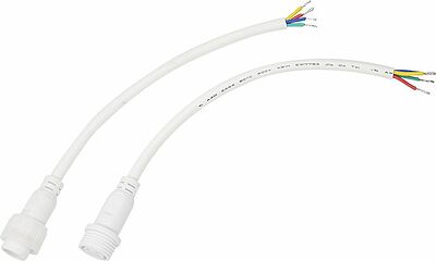 REXANT 11-9440 Соединительный кабель (4pin) герметичный (IP67) 4х0.75мм² белый REXANT