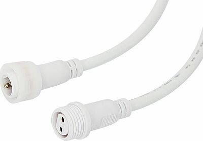 REXANT 11-9820 Соединительный кабель (2pin) герметичный (IP67) 2х1,0мм² белый REXANT