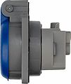 REXANT 111-008 Розетка влагозащищенная панельная с крышкой 1 гнездо, 2Р+РЕ, с/з, с/у, 16А, IP54, серая REXANT REXANT 111-008 Розетка влагозащищенная панельная с крышкой 1 гнездо, 2Р+РЕ, с/з, с/у, 16А, IP54, серая REXANT