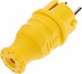 REXANT 111-014 Вилка влагозащищенная прямая, c/з, 16А, IP44, каучук, желтая REXANT REXANT 111-014 Вилка влагозащищенная прямая, c/з, 16А, IP44, каучук, желтая REXANT