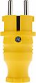 REXANT 111-014 Вилка влагозащищенная прямая, c/з, 16А, IP44, каучук, желтая REXANT REXANT 111-014 Вилка влагозащищенная прямая, c/з, 16А, IP44, каучук, желтая REXANT