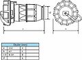 REXANT 111-121 Розетка влагозащищенная кабельная переносная 1 гнездо, 2Р+РЕ, 16А, IP68, серая REXANT REXANT 111-121 Розетка влагозащищенная кабельная переносная 1 гнездо, 2Р+РЕ, 16А, IP68, серая REXANT