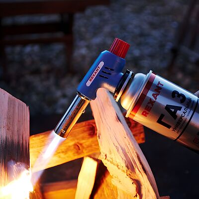REXANT Газовая горелка-насадка GT-19 с пьезоподжигом REXANT 12-0019 (12-0019)
