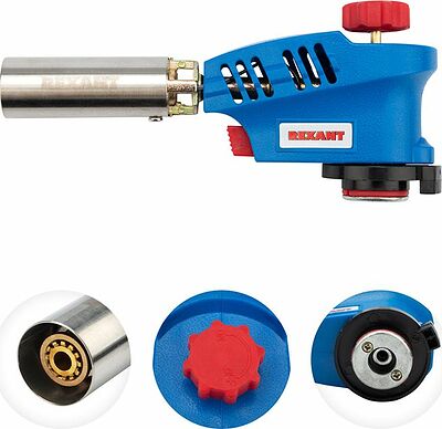 REXANT 12-0020 Газовая горелка-насадка GT-20 с пьезоподжигом REXANT