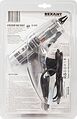 REXANT 12-0107 Пистолет клеевой, 60Вт, Ø11мм, ПРОЗРАЧНЫЙ корпус, с кнопкой, блистер REXANT