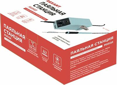 REXANT 12-0135 Паяльная станция (паяльник), серия МИНИ - Mi10, 10Вт, 230В, 100-450°C REXANT