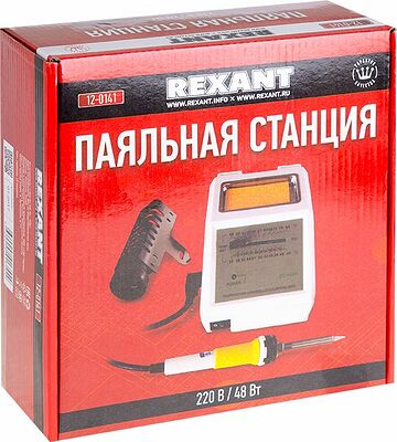 REXANT 12-0141 Паяльная станция (150-450°С) LED индикация 220V/48 Вт (ZD-929A) REXANT ВЫВОДИМ!