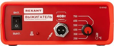REXANT 12-0142 Выжигатель (прибор для выжигания), пирограф, 40Вт, 230В, 250-750°C, коробка REXANT
