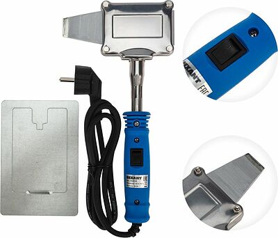 REXANT 12-0188 Паяльник высокомощный, 300Вт, 230В, Топор, с кнопкой, подставка, коробка REXANT