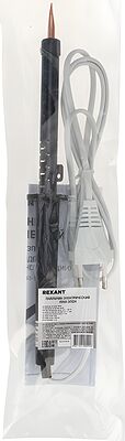 REXANT 12-0265-1 Паяльник с пластиковой ручкой, серия ЭПСН, 65Вт, 230В, пакет REXANT