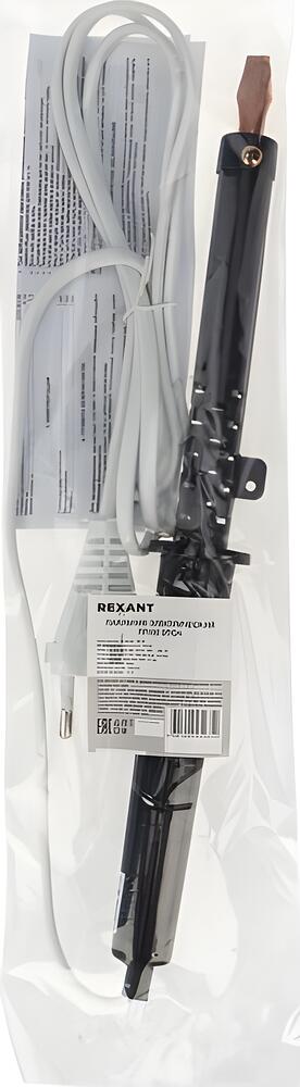 REXANT 12-0291-1 Паяльник с пластиковой ручкой, серия ЭПСН, 100Вт, 230В, пакет REXANT