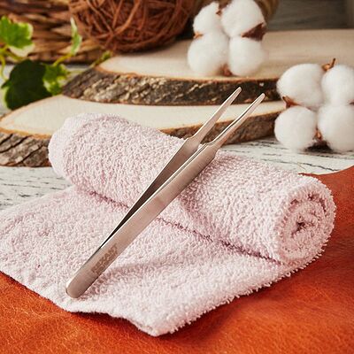 REXANT 12-0377 Пинцет прямой с закругленными кончиками 125мм (блистер) REXANT