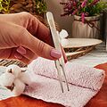 REXANT 12-0377 Пинцет прямой с закругленными кончиками 125мм (блистер) REXANT