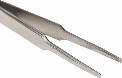 REXANT 12-0377 Пинцет прямой с закругленными кончиками 125мм (блистер) REXANT