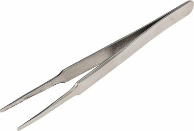 REXANT 12-0377 Пинцет прямой с закругленными кончиками 125мм (блистер) REXANT