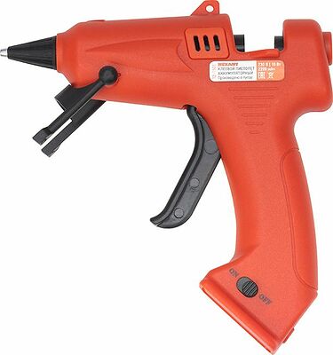 REXANT 12-1501 Пистолет клеевой, 10Вт, Ø7мм, ЭКСПЕРТ, аккумуляторный, блистер REXANT