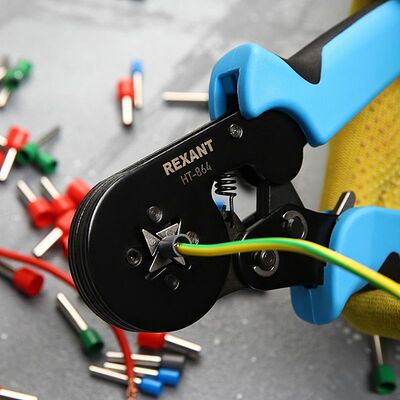 REXANT 12-3202 Кримпер HT-864 для обжима штыревых наконечников 0,25-6,0мм² REXANT