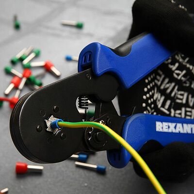 REXANT 12-3205 Кримпер HT-866 для обжима штыревых наконечников 0,08-6,0мм² REXANT