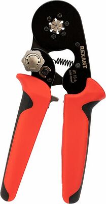 REXANT 12-3210-1 Кримпер HT-10-6 для обжима штыревых наконечников 0,08-10,0мм² с регулятором прижимного усилия REXANT
