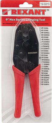 REXANT 12-3215 Кримпер HT-336K для обжима F и BNC разъемов типа RG-8, RG-11, RG-174, RG-179, RG-213 REXANT