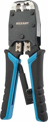 REXANT 12-3434-1 Кримпер HT-500R для обжима ТАЙВАНЬ 8P8C, 6P4C REXANT